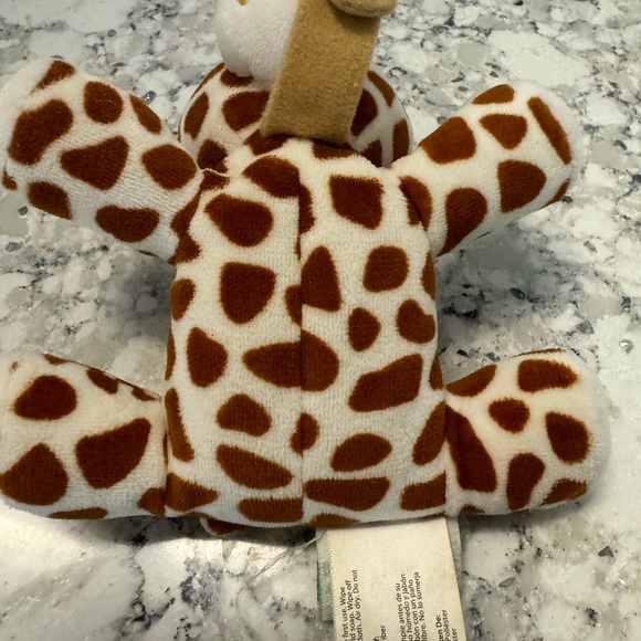 Le Bibi Giraffe Plush Toy Pacifier Holder Soothie Snuggle Baby Stuffed Animal - Picture 5 of 8